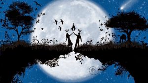 Love-pair-dance-in-moon-light-PSD-template-HD-images