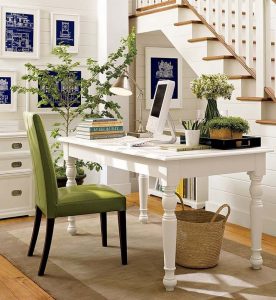 classic-fresh-home-office-decoration-with-plants